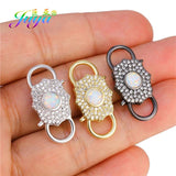 DIY Heart Pendant Locks Metal Clasps for Needlework Jewelry Making
