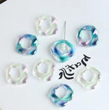 Smudge Glaze Pendant Earrings DIY Patch Jewelry Kit