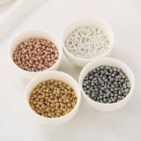 14K Wrapped 18K Beads Loose Beads Round Beads Silver Beads Necklace