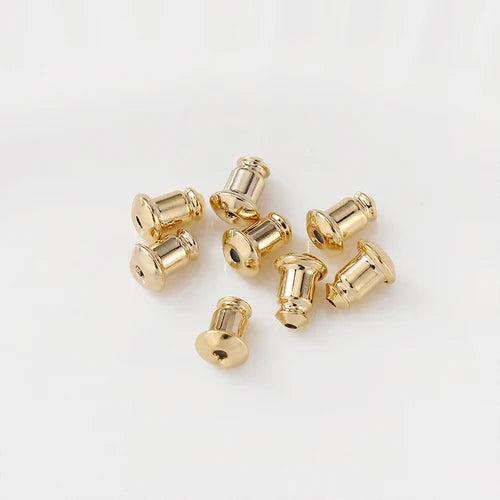 14K Bullet Head Ear Plug Earrings