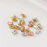 14K Bullet Head Ear Plug Earrings