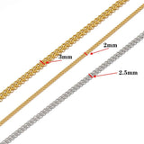 2 Meters Stainless Steel Chain Necklace for Jewelry Making