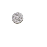 25mm Copper Plated Zirconium Stone Base Baroque Pearl Pin