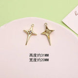 Vintage Rose Flower Alloy Pendant DIY Jewelry Accessories