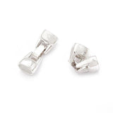 3 Sets Tibetan Silver Licorice End Snap Clasps for Leather Cord Bracelet