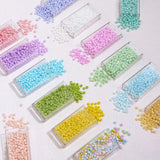 3mm Macaron Frosted Glass Rice Beads DIY Jewelry Material