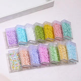 3mm Macaron Frosted Glass Rice Beads DIY Jewelry Material