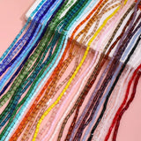 Glass Crystal Transparent Beaded Loose Beads DIY Jewelry Necklace