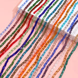 Glass Crystal Transparent Beaded Loose Beads DIY Jewelry Necklace