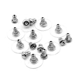 100pcs Stainless Steel Earrings Base Silver Settinngs Earring Accessories