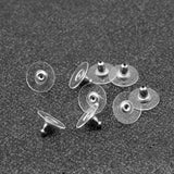 100pcs Stainless Steel Earrings Base Silver Settinngs Earring Accessories