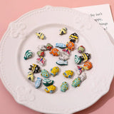 Hand Painted Goldfish Butterfly Ceramic Beads DIY Jewelry Bracelet Necklace