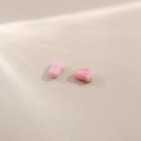 Czech Colored Glaze Tulip Foil Magic Flower DIY Hairpin Earrings 10pcs
