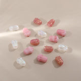Czech Colored Glaze Tulip Foil Magic Flower DIY Hairpin Earrings 10pcs