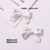 French Irregular Ribbon Pearl Bow Beads DIY Jewelry