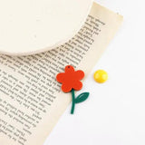 Japanese Leaf Flower Stitching Small Flower Acrylic Resin Accessories DIY