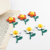 Japanese Leaf Flower Stitching Small Flower Acrylic Resin Accessories DIY