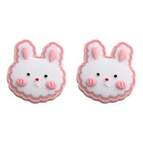 Rabbit Duck Bear Biscuit Resin Patch for DIY Hairpin Jewelry Earrings