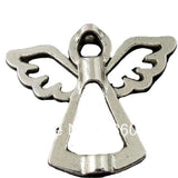 Vintage Silver Angel Spacer Beads Charms 28x22mm 30PCS