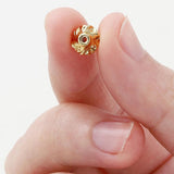 10Pcs/Lot Patterned Brass Spacer Beads for Jewelry Making