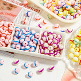 10mm Hand-Drawn Planet Acrylic Beads for DIY Necklace Bracelet