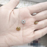Metal Spacers for Bracelets DIY Antique Beads Charms 100pcs