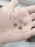 Metal Spacers for Bracelets DIY Antique Beads Charms 100pcs