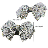 Crystal Rhinestones Wedding Shoe Clips Bow Buckles