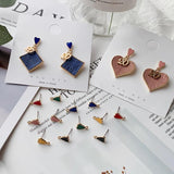 Alloy Drop Glaze Hand-Crafted Earrings DIY Kit