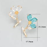 18k Plated Nickel Free DIY Earrings Charms 4pcs/lot