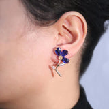 18k Plated Nickel Free DIY Earrings Charms 4pcs/lot