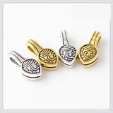5 PCS 9x19mm Alloy Cloud Conch Spacer Beads For Jewelry Making