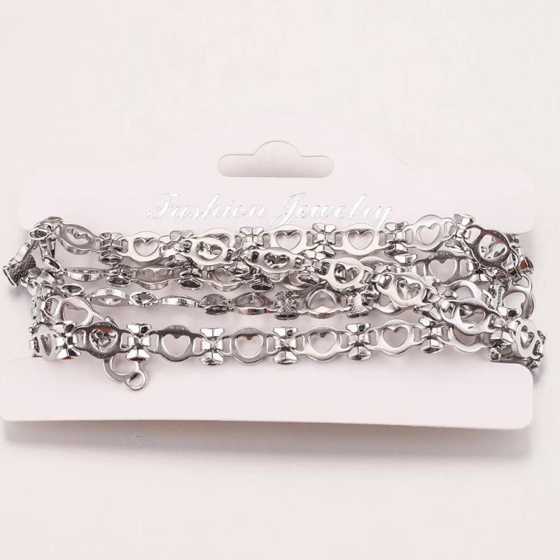 Gold-Plate Heart Bow Cable Chain for Jewelry Making