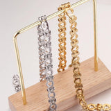 Gold-Plate Heart Bow Cable Chain for Jewelry Making