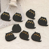 10pcs Acrylic Cat Pendant Base for DIY Earrings Necklace