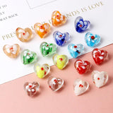 10pcs Heart Shape Acrylic Beads for DIY Jewelry Making