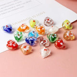10pcs Heart Shape Acrylic Beads for DIY Jewelry Making