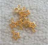 200pcs Vintage Hollow Star Pendant DIY Jewelry Findings