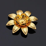 10pcs 27mm Copper Flower Bead Caps Filigree Spacer Jewelry Making Supplies