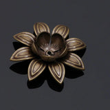 10pcs 27mm Copper Flower Bead Caps Filigree Spacer Jewelry Making Supplies