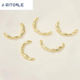 Branch-Shaped Half-Ring Semi-Finished DIY Pearl Ring