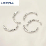 Branch-Shaped Half-Ring Semi-Finished DIY Pearl Ring