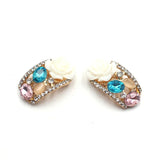 Alloy Rhinestone Pearl Jewelry Decorations Holiday Accessories