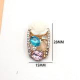 Alloy Rhinestone Pearl Jewelry Decorations Holiday Accessories