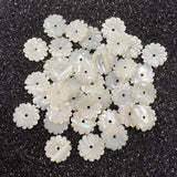 5Pcs Natural Shell Beads Flower-shaped Loose Shell For Jewelry Making