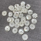 5Pcs Natural Shell Beads Flower-shaped Loose Shell For Jewelry Making