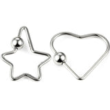 2Pcs Stainless Steel Screw Locking Clasps for DIY Jewelry Making