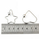 2Pcs Stainless Steel Screw Locking Clasps for DIY Jewelry Making