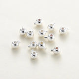 20pcs Round Cord End Crimp Clasps for Jewelry Making