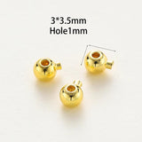 20pcs Round Cord End Crimp Clasps for Jewelry Making